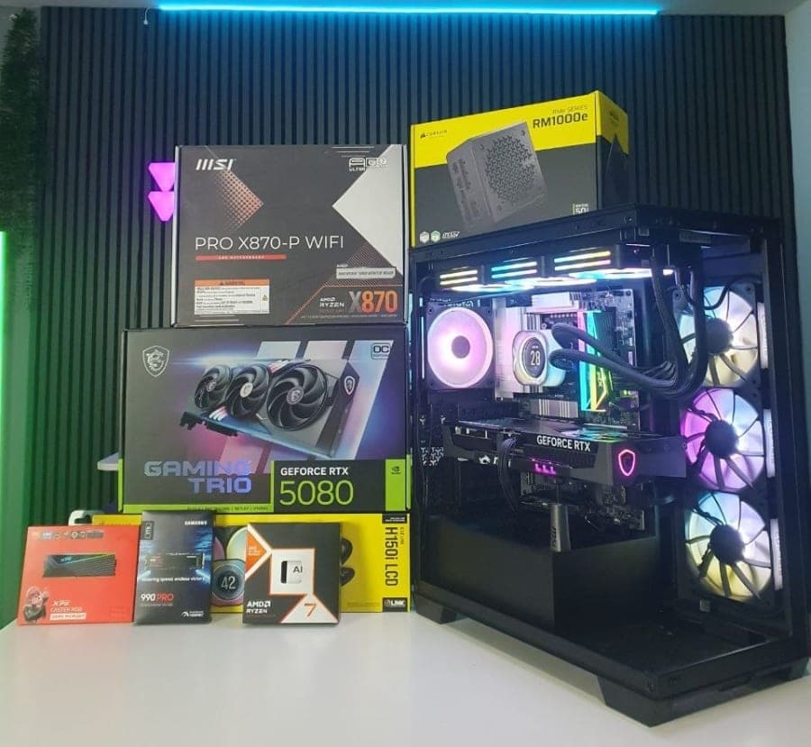 9800x3d / 32GB Ram / RTX 5080 / 2 TB M.2 Hazır PC